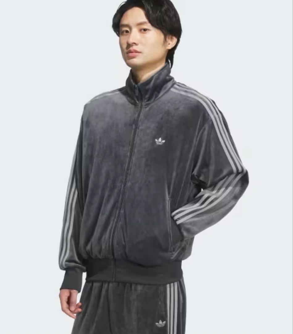 【新品】adidas ファイヤーバードベロア トラックジャケットXL　国内完売品