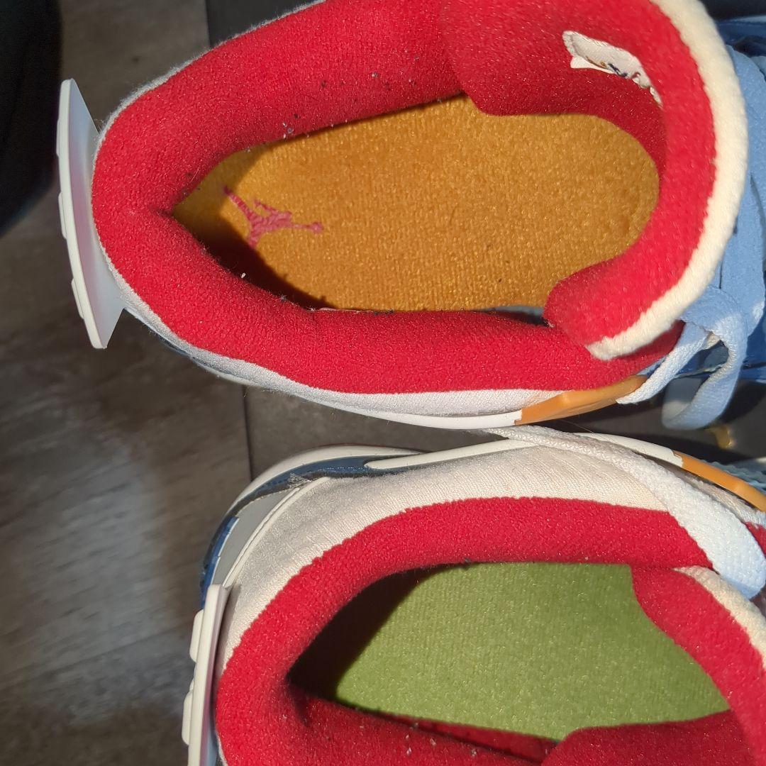 靴 NIKE AIR JORDAN 4 RETRO (GS) FRENCH BLUE