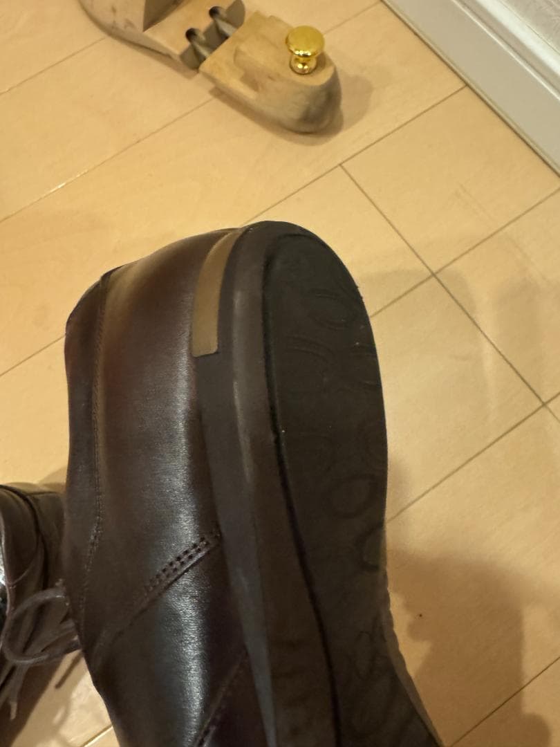 美品　大塚製靴　ジェントル　ビジネススニーカー HS-6009 チョコ ブラウン