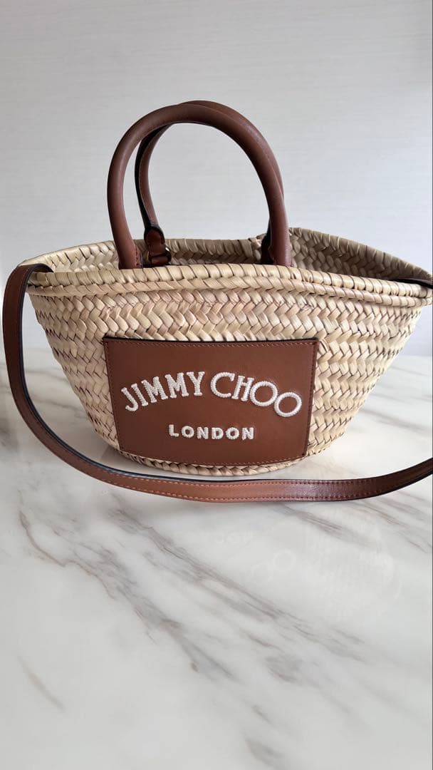 値下げ‼️JIMMY CHOO かごバッグ トートバッグ 2 way
