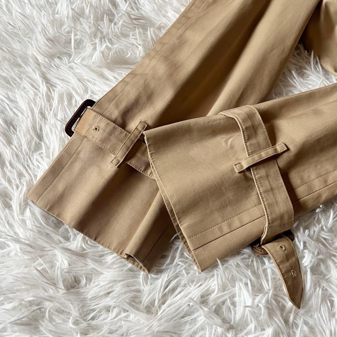 バーバリーズ 着丈113cm サイズS トレンチコート ノバチェック ベルト