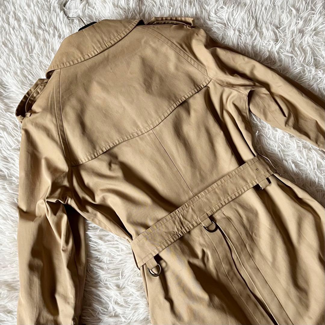 バーバリーズ 着丈113cm サイズS トレンチコート ノバチェック ベルト