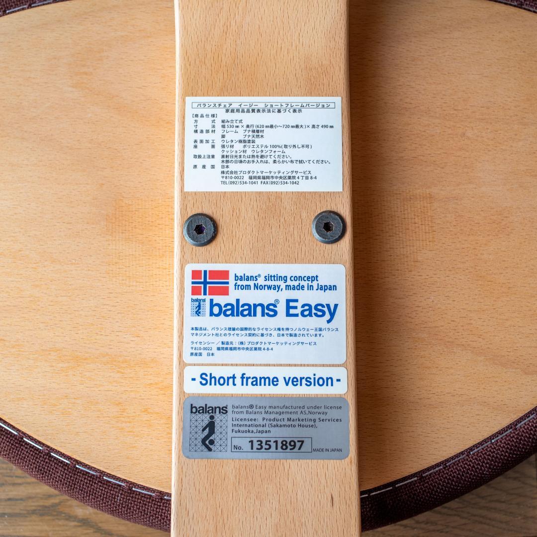 バランスイージー ショートフレーム