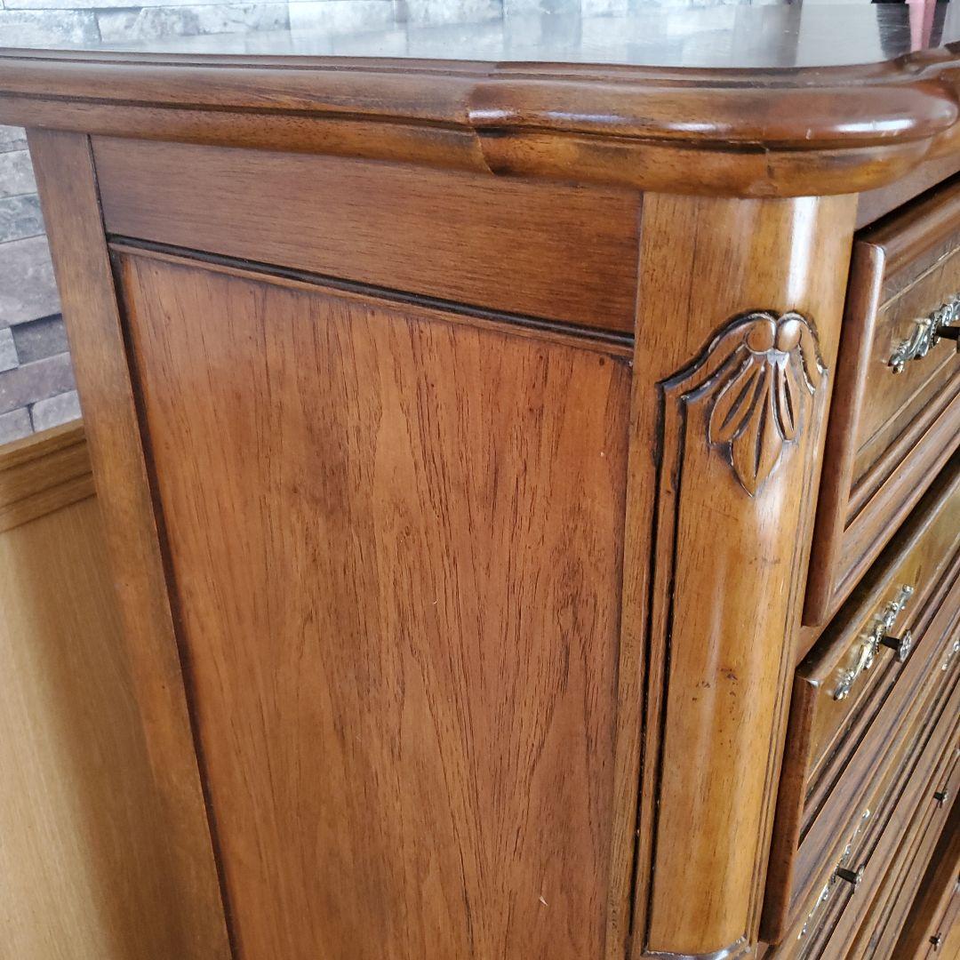 ☆nymmさん専用☆アンティーク　イタリア家具木製チェスト 5段 引き出し付き