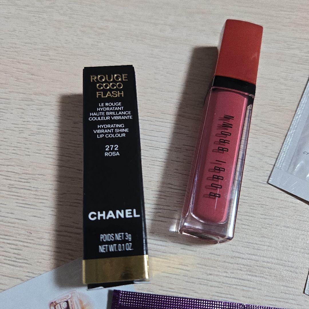シャネル ルージュココフラッシュ272 ロザ　ボビイブラウン　グロス　サンプル