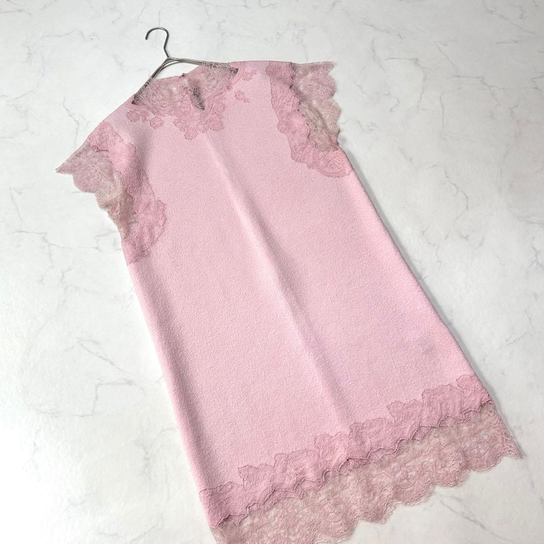 極美品ERMANNO SCERVINOエルマンノシェルヴィーノワンピース レース