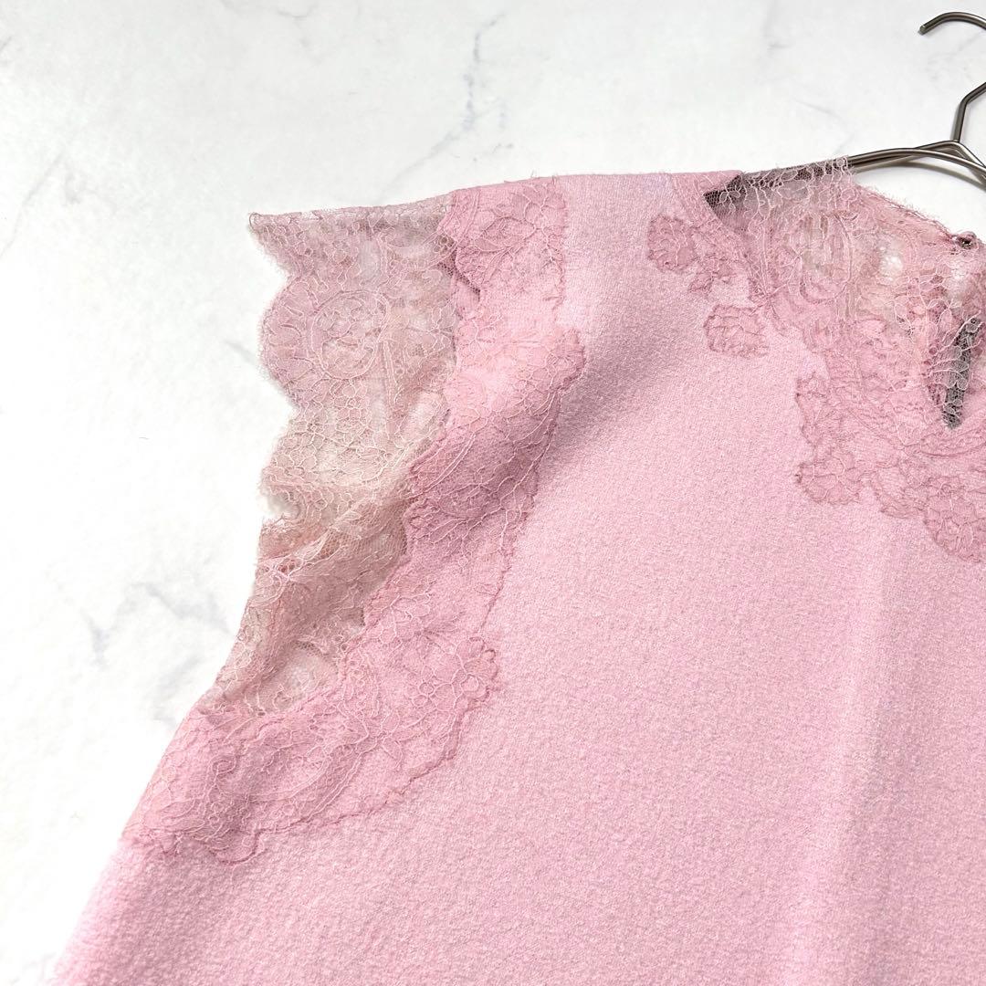 極美品ERMANNO SCERVINOエルマンノシェルヴィーノワンピース レース