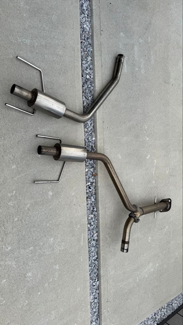 クラウン 20 200系 2.5 リア リヤ タイコ付 マフラー