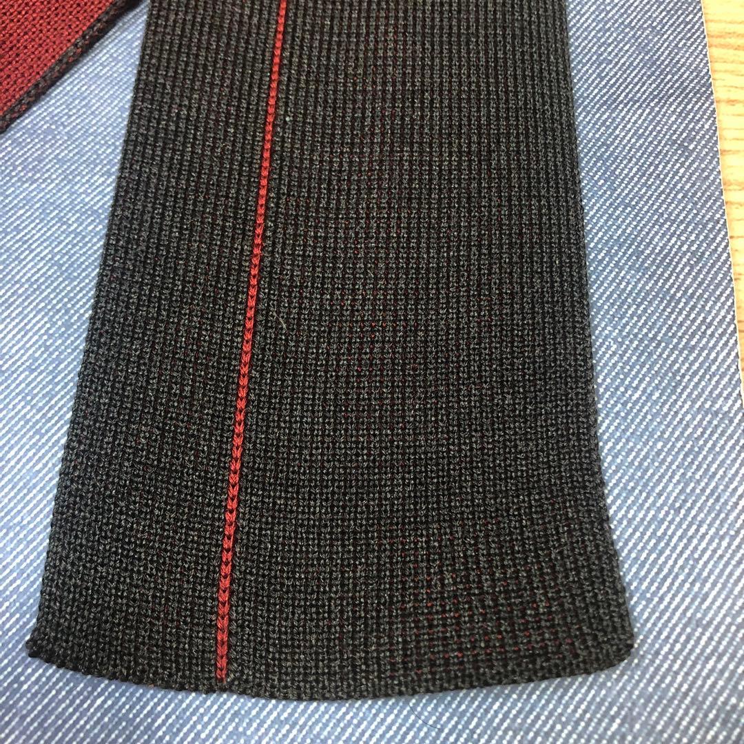 【本日限定値下レア未使用】HERMESイタリア製ニットリバーシブルシルクタイ