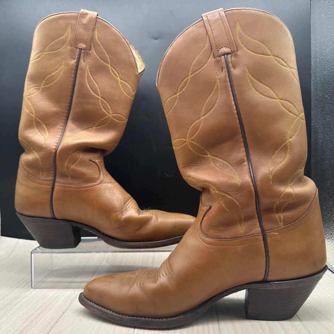 【TonyLama】トニーラマ ウエスタンブーツ ブラウン レザー 8.5