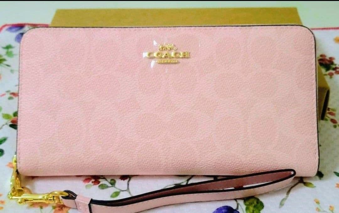 ✿新品未使用❀COACH 長財布❀ピンク✿　　　✿アウトレットCW778❀