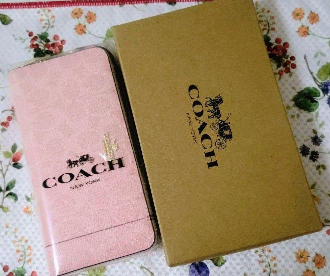 ✿新品未使用❀COACH 長財布❀ピンク✿　　　✿アウトレットCW778❀