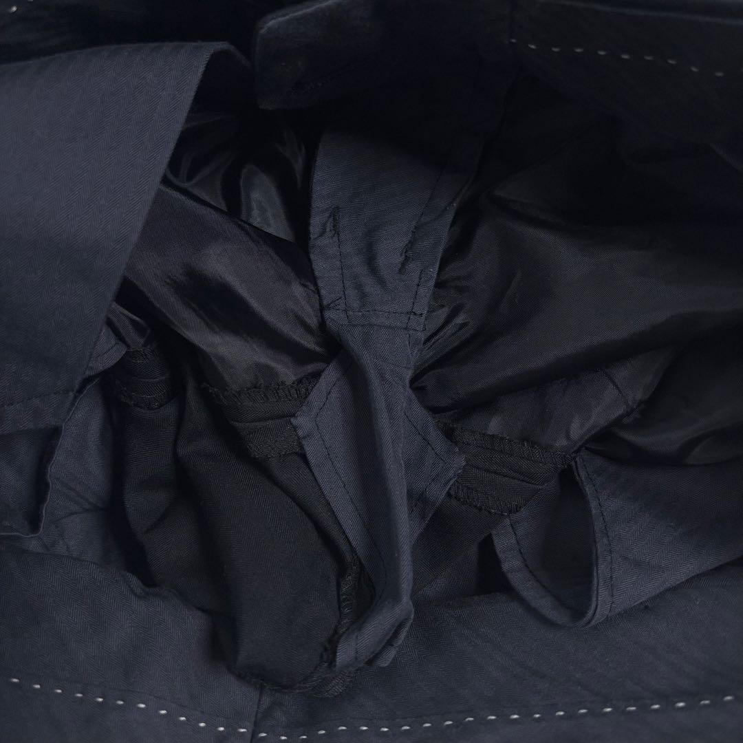 テットオム 黒 ブラック 光沢 タイト スリーピーススーツ