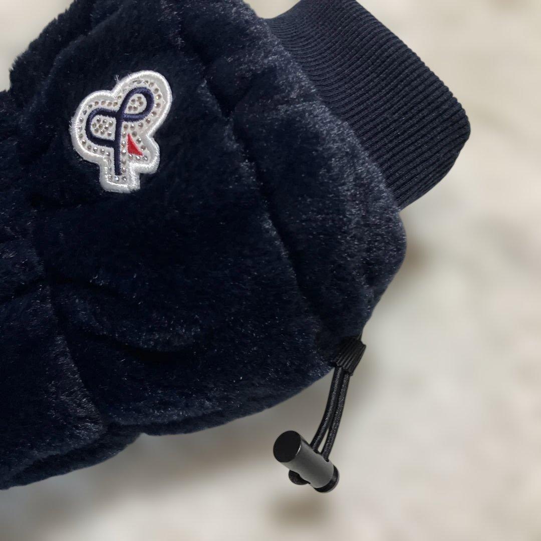 アンパスィ　ファー使いレッグウォーマー　レディース