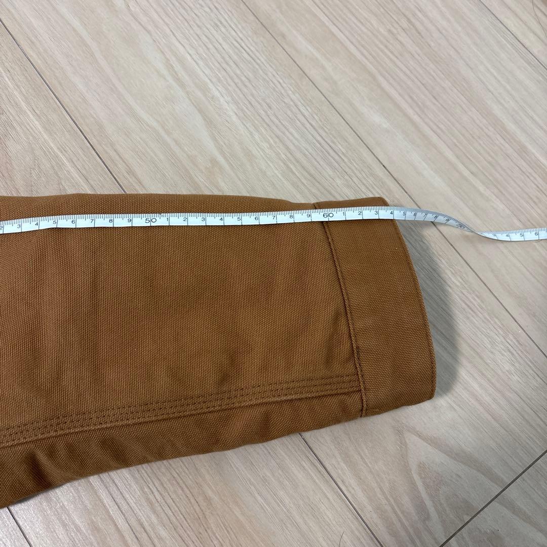 carhartt ブラウン ダックチョアコート　S ブランケット裏地　C01-M