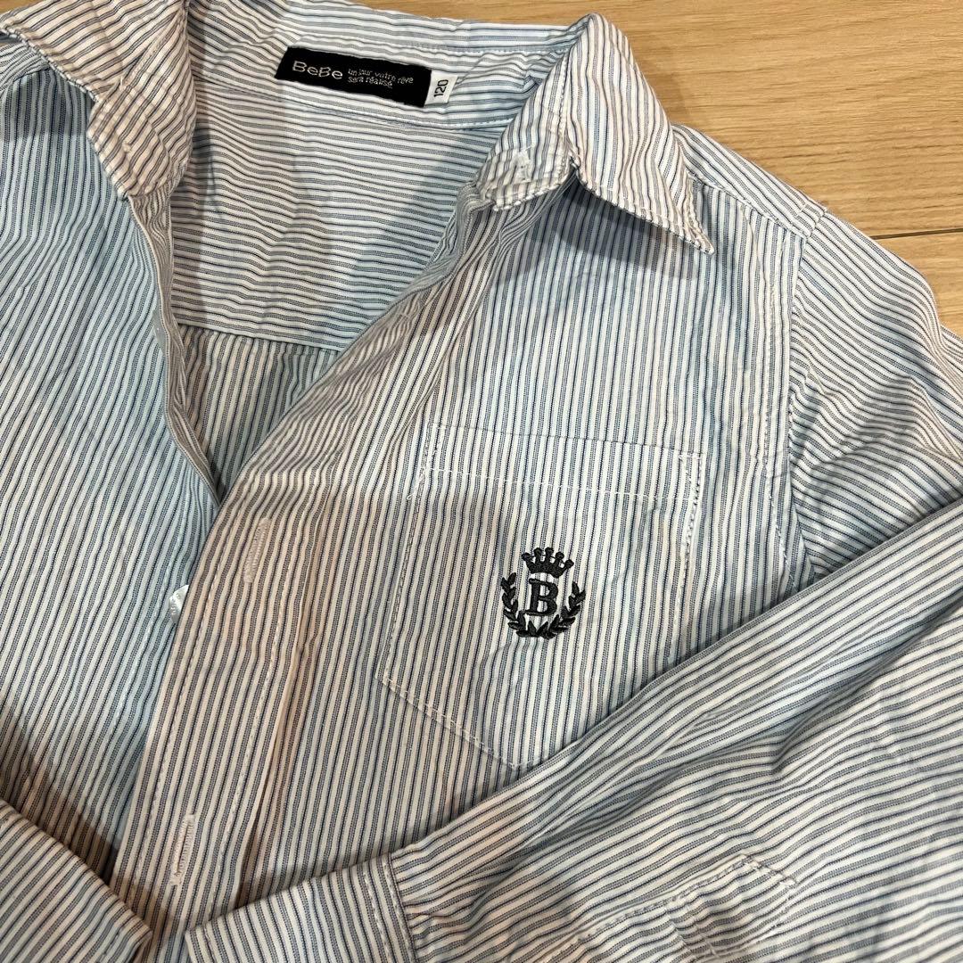 bebe ネイビー フォーマルスーツ　120cm 4点セット