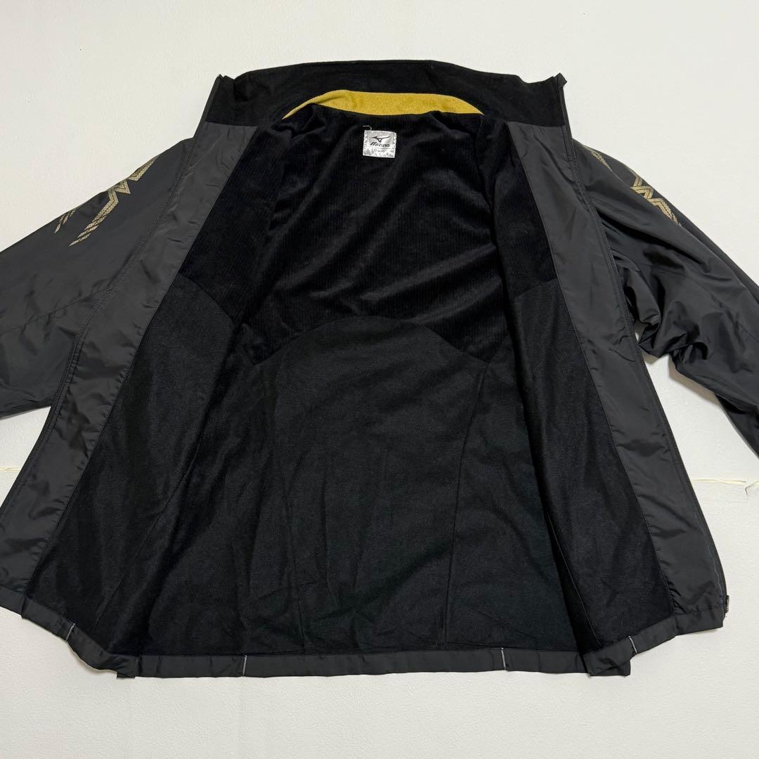✨美品✨MIZUNO ブレスサーモ ウインドブレーカー 上下 中綿 黒　金　XL