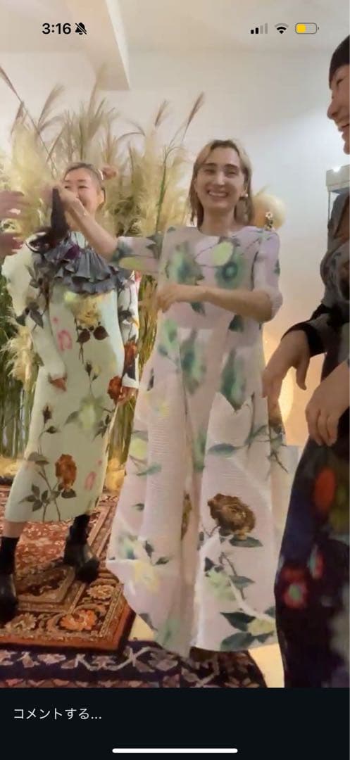 JULIA HEUERプリーツワンピース