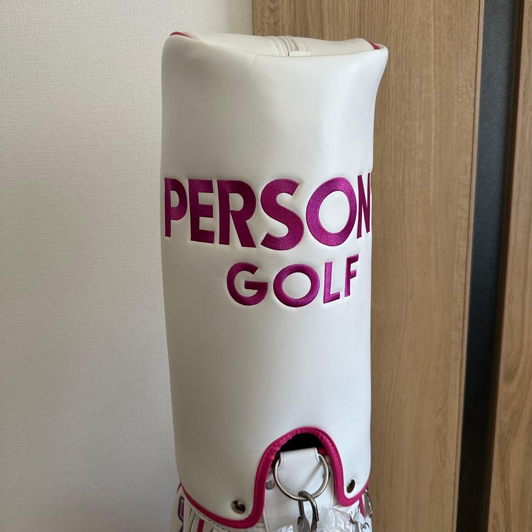 未使用 PERSON'S GOLF PCB7601グローブ柄 キャディバッグ