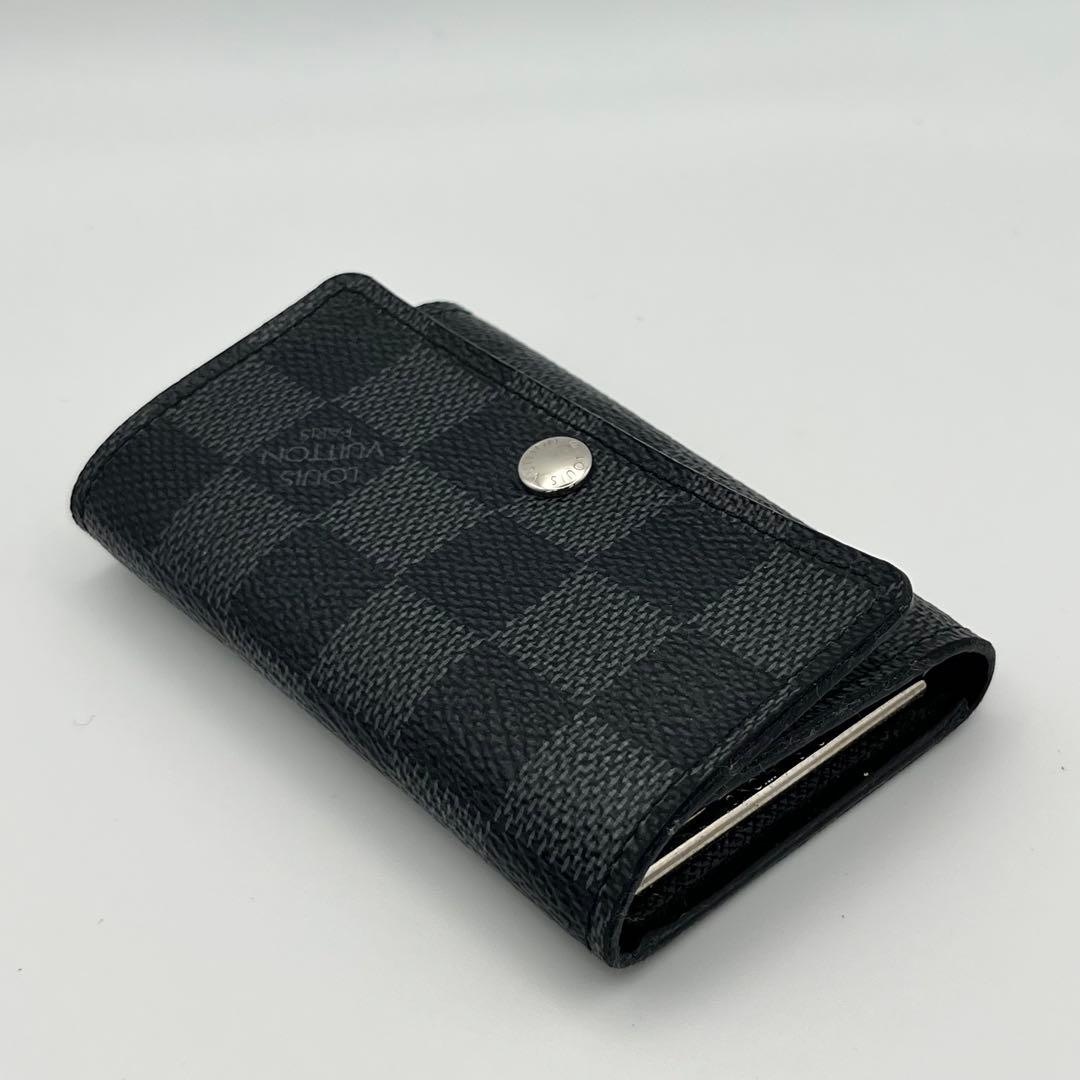 ルイヴィトン LOUIS VUITTON ダミエ ブラックキーケース　超美品