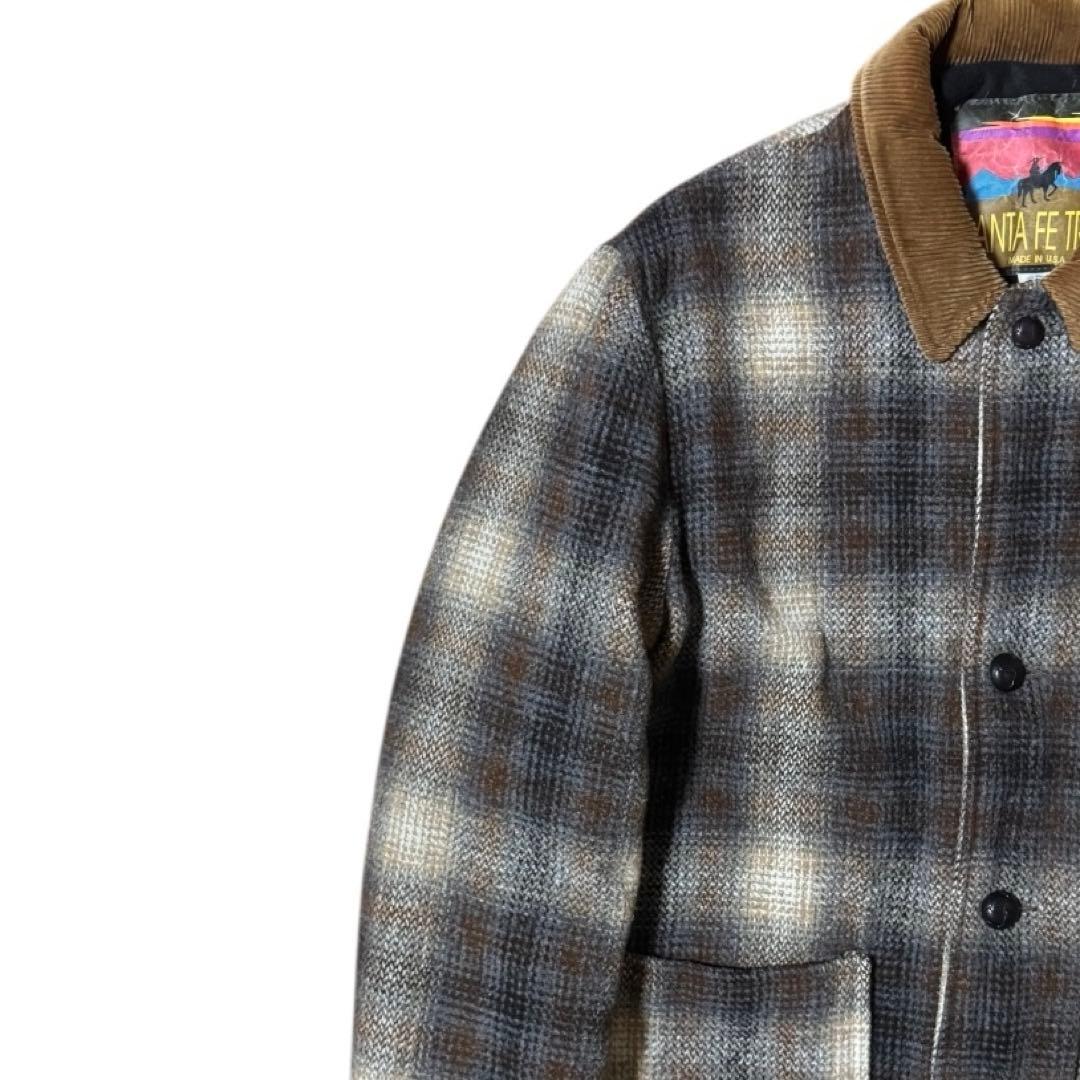 SANTA FE TRAIL USA製 襟コーズ オンブレジャケット Mサイズ