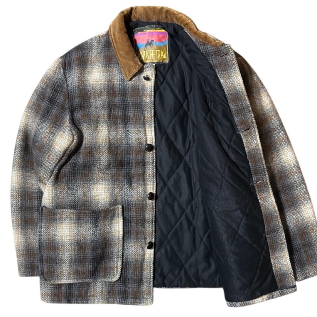 SANTA FE TRAIL USA製 襟コーズ オンブレジャケット Mサイズ