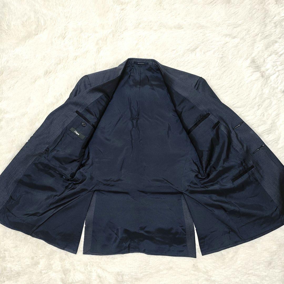 美品✨Z zegna ジーゼニア テーラードジャケット ２つボタン モヘア混薄手