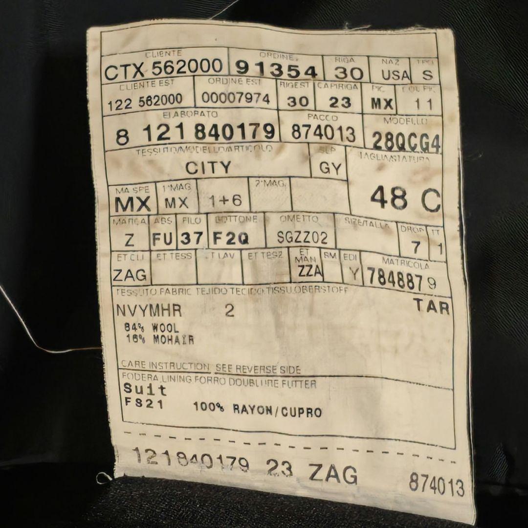 美品✨Z zegna ジーゼニア テーラードジャケット ２つボタン モヘア混薄手