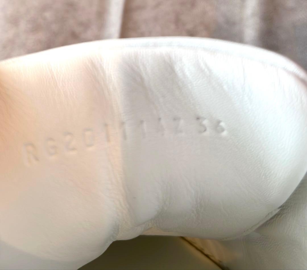 初売り❣️HERMES【未使用】エルメス♦︎白♦︎スニーカー♦︎36♦︎レディース♦︎レザー