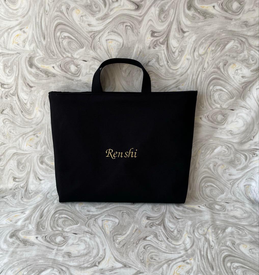 オーダー商品　イニシャル、お名前刺繍入り　入学、入園3点セット☆