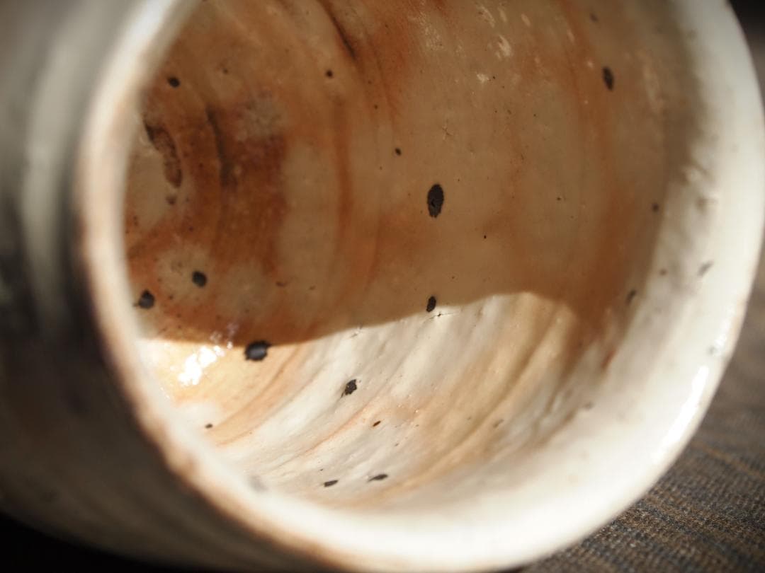 人気作家★辻村塊【師＆父：辻村史朗】★粉引湯のみA