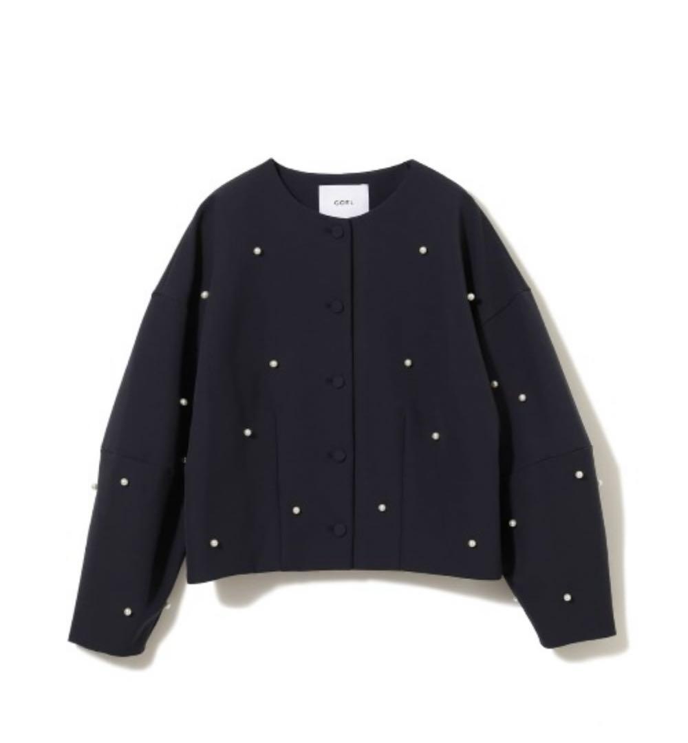 Gready Brilliant ノーカラー パール ジャケット