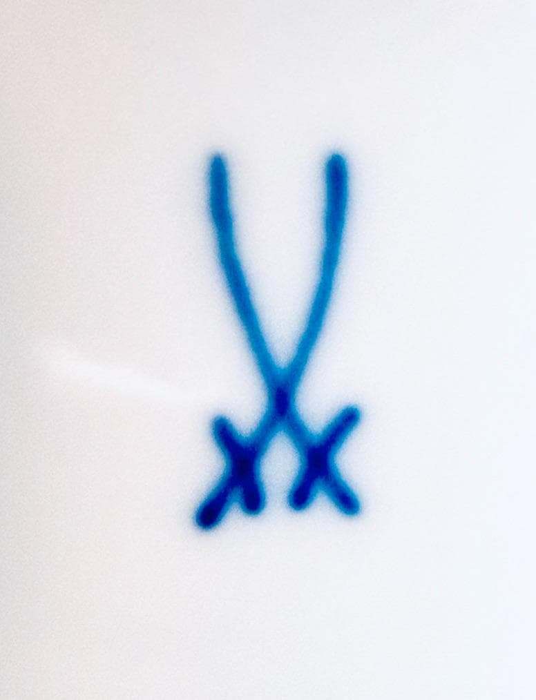 マイセン MEISSEN ブルーオニオン 22cmプレート 定価55000円