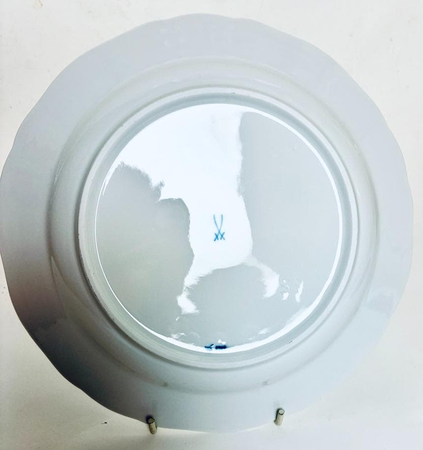 マイセン MEISSEN ブルーオニオン 22cmプレート 定価55000円