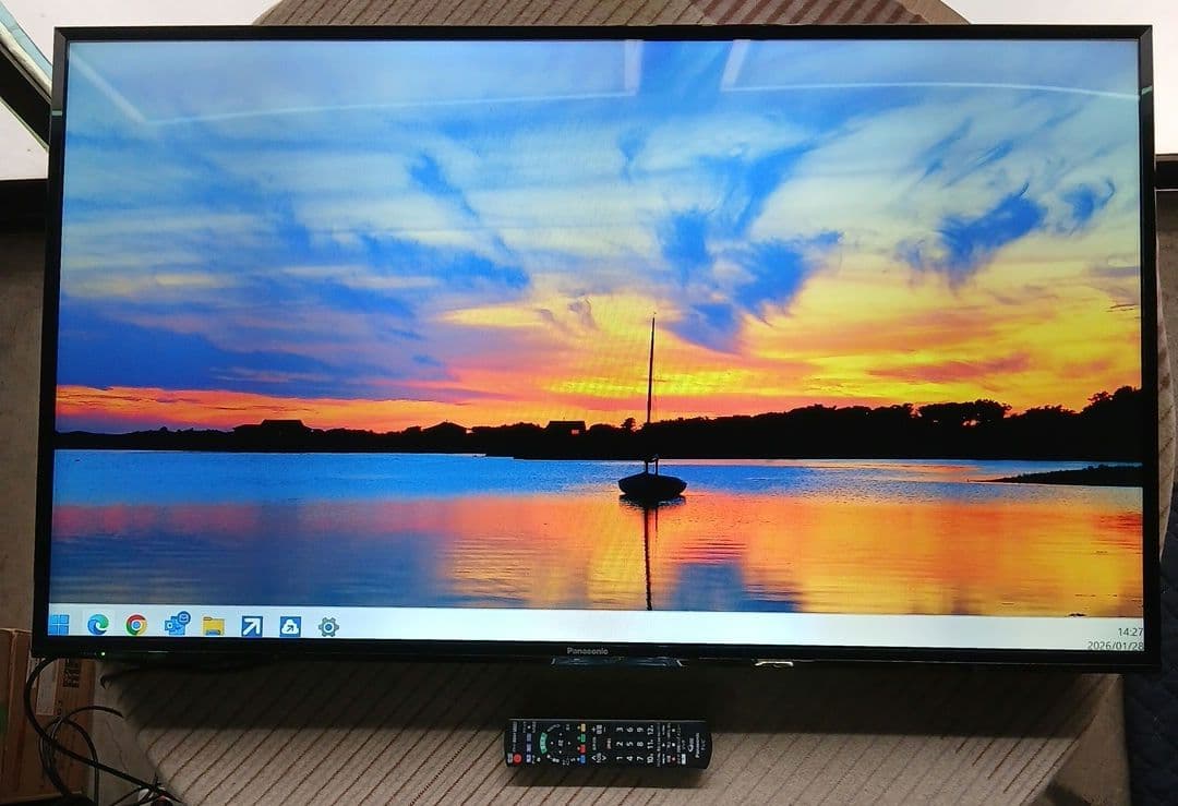 49インチ液晶テレビ Panasonic TH-49E300HT【スタンド無】㊹