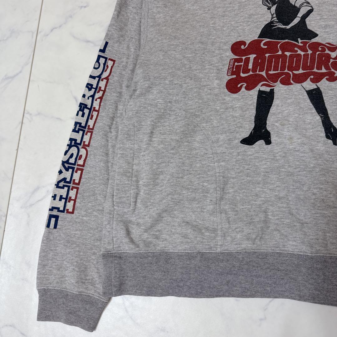 HYSTERIC GLAMOUR ヴィクセンガール　パーカー　グレー