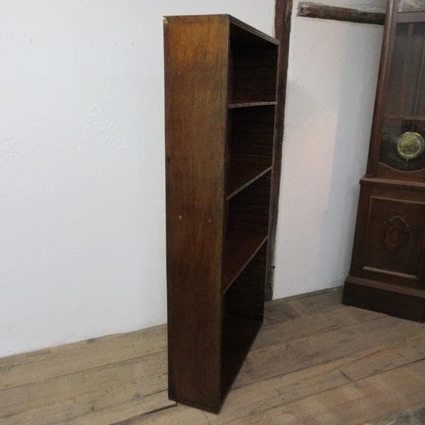 イギリス アンティーク 家具 ブックシェルフ ブックケース 本棚 6865d