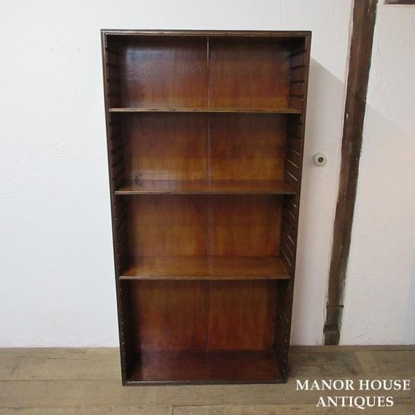 イギリス アンティーク 家具 ブックシェルフ ブックケース 本棚 6865d