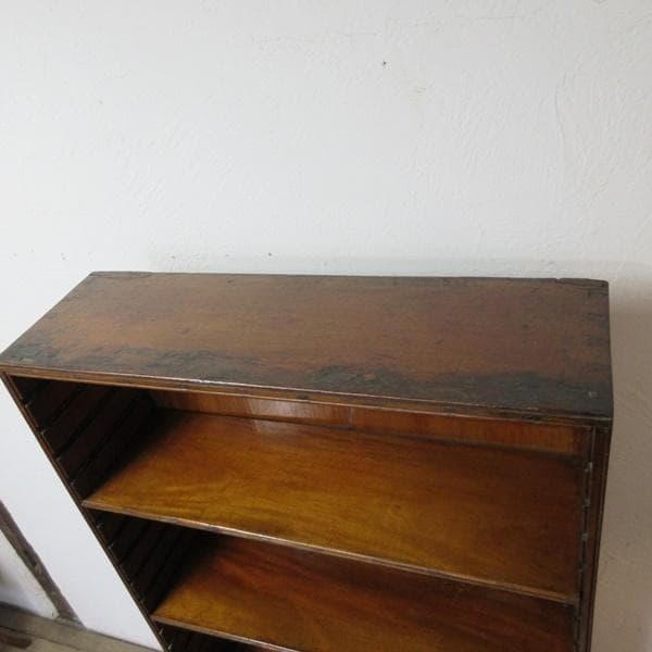 イギリス アンティーク 家具 ブックシェルフ ブックケース 本棚 6865d