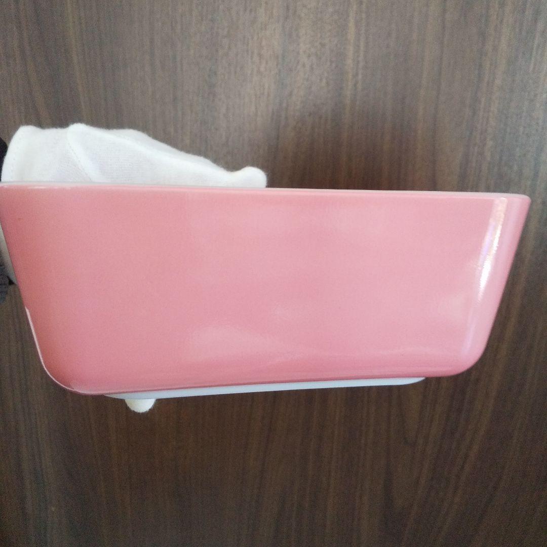 極美品 4点セット(蓋含む) オールドパイレックス レフ保存容器Ｍピンク&ブルー