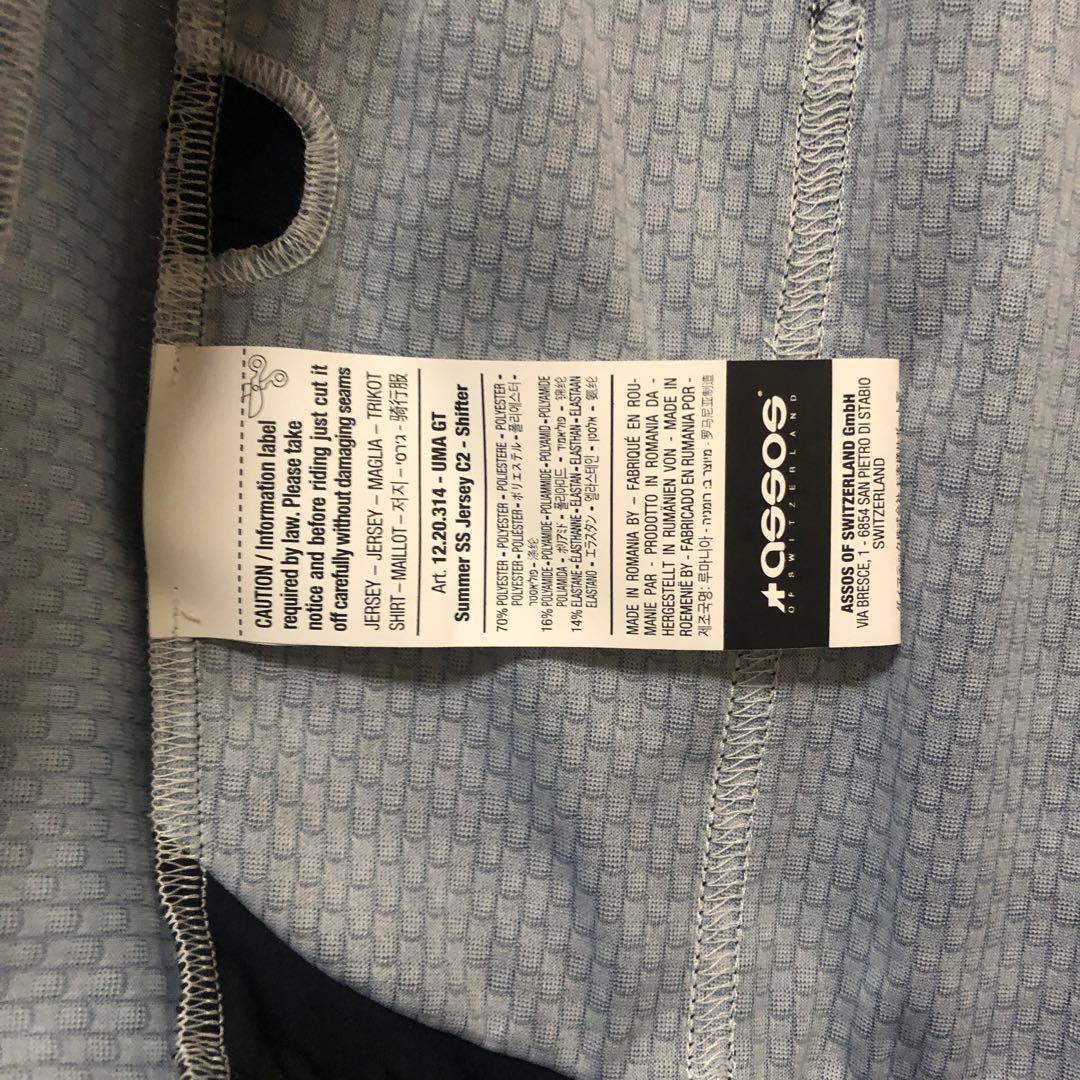 ◆アソス◆レディース サイクルジャージサマーショートスリーブXSサイズ 夏半袖