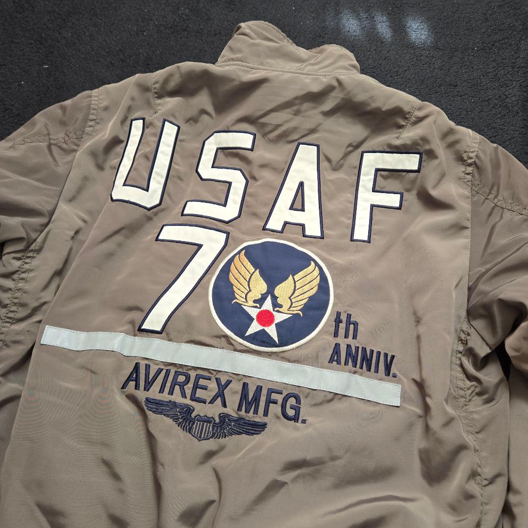 AVIREXアヴィレックスMA-1 USAFアメリカ空軍70周フライトジャケット