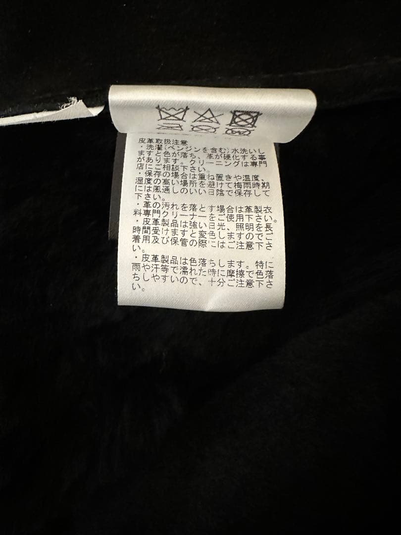 Schott ショット B-3 ムートンボンバージャケット 36 M 黒ブラック