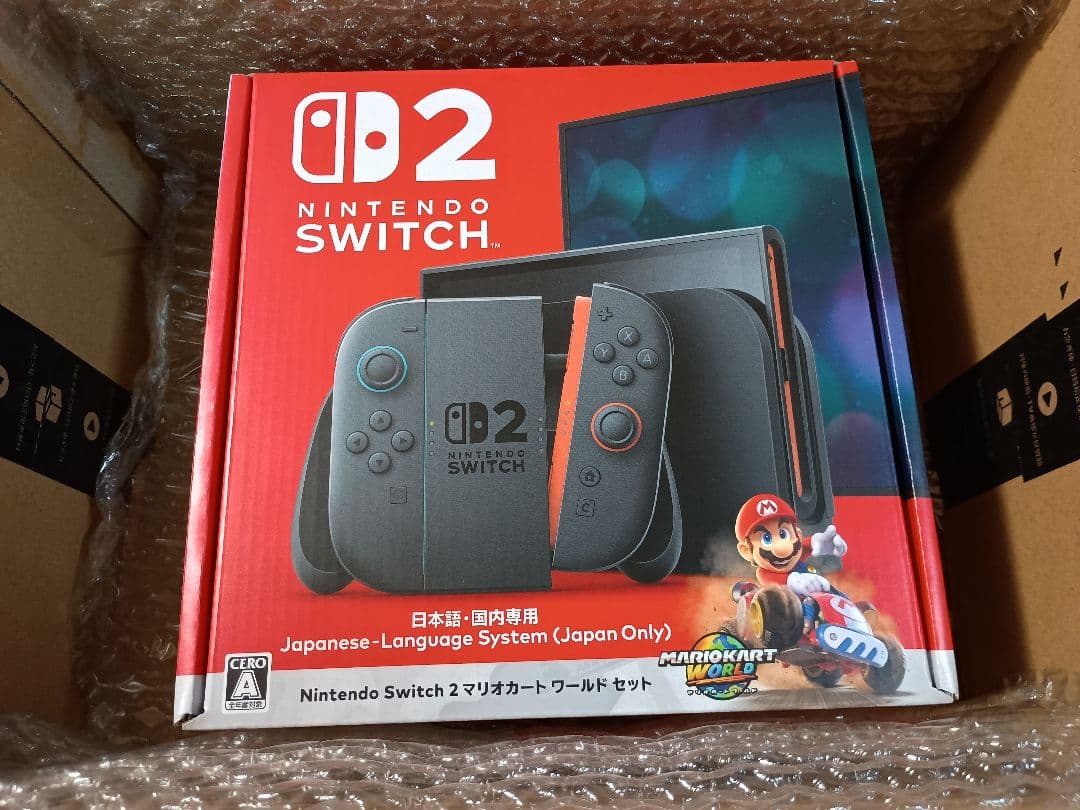 Nintendo Switch 2 日本語版とマリオカートワールドのセット