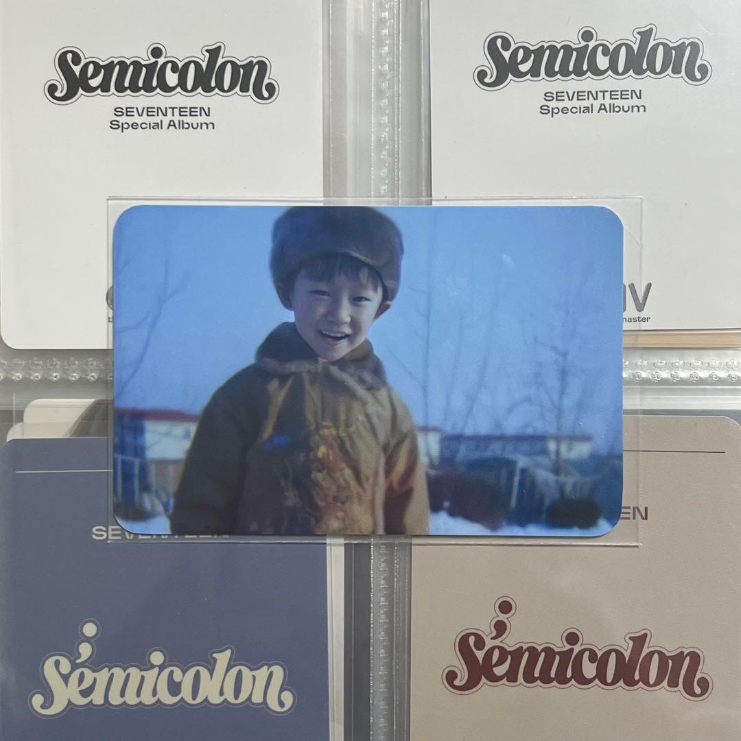 SEVENTEEN セブチ セミコロン 幼少期 トレカ 特典 ミンハオthe8