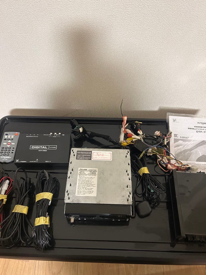 エクリプス　AVN075HD 地デジ　フルセグチューナー　オーディオ　セット