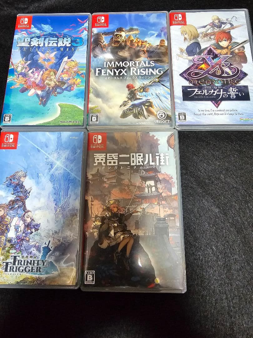 Switch　アクションゲーム5本
