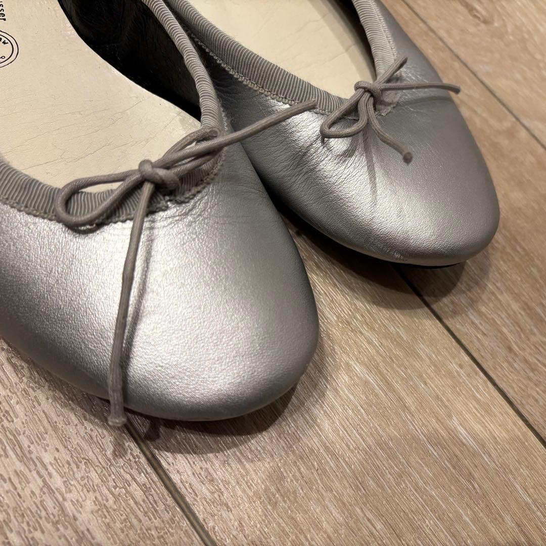 chausser ショセ バレエシューズ　シルバー　39