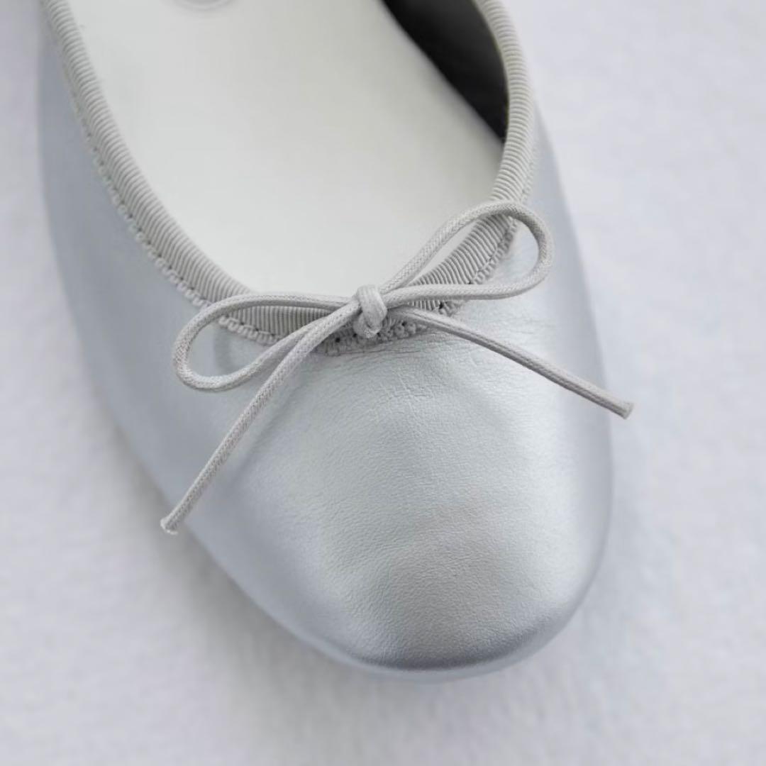 chausser ショセ バレエシューズ　シルバー　39