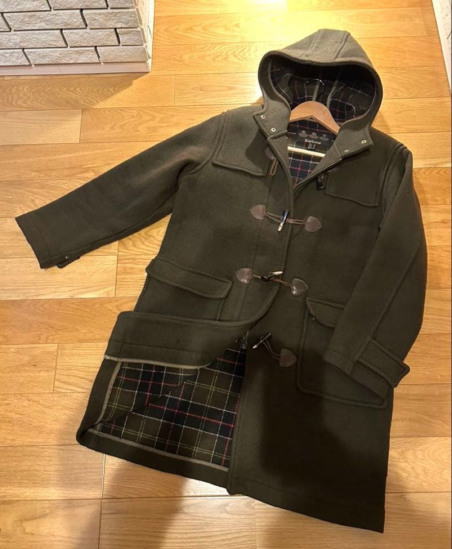 ⭐️希少⭐️❤️カシミヤ混❤️バブアー(Barbour)ダッフルコート SIZE:38